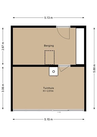 Floorplan - Paulus Potterstraat 40, 3751 VB Bunschoten-Spakenburg
